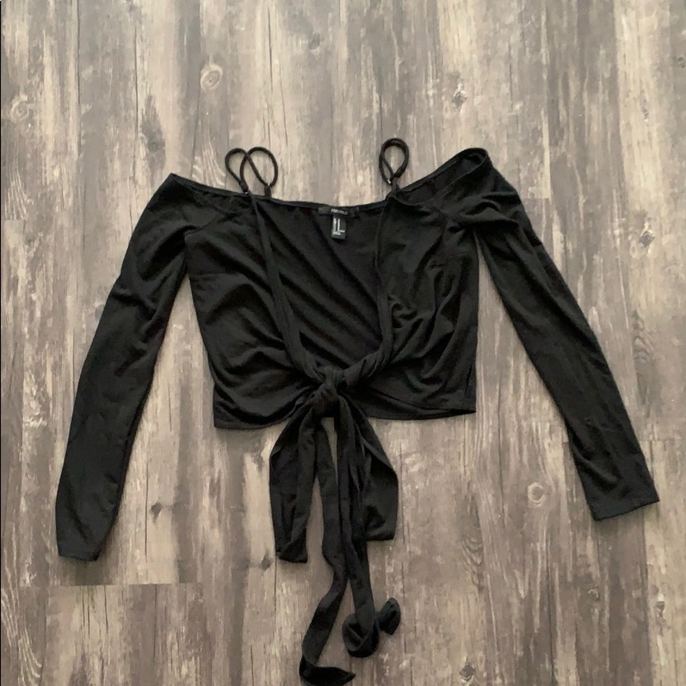 Black going out long sleeve top